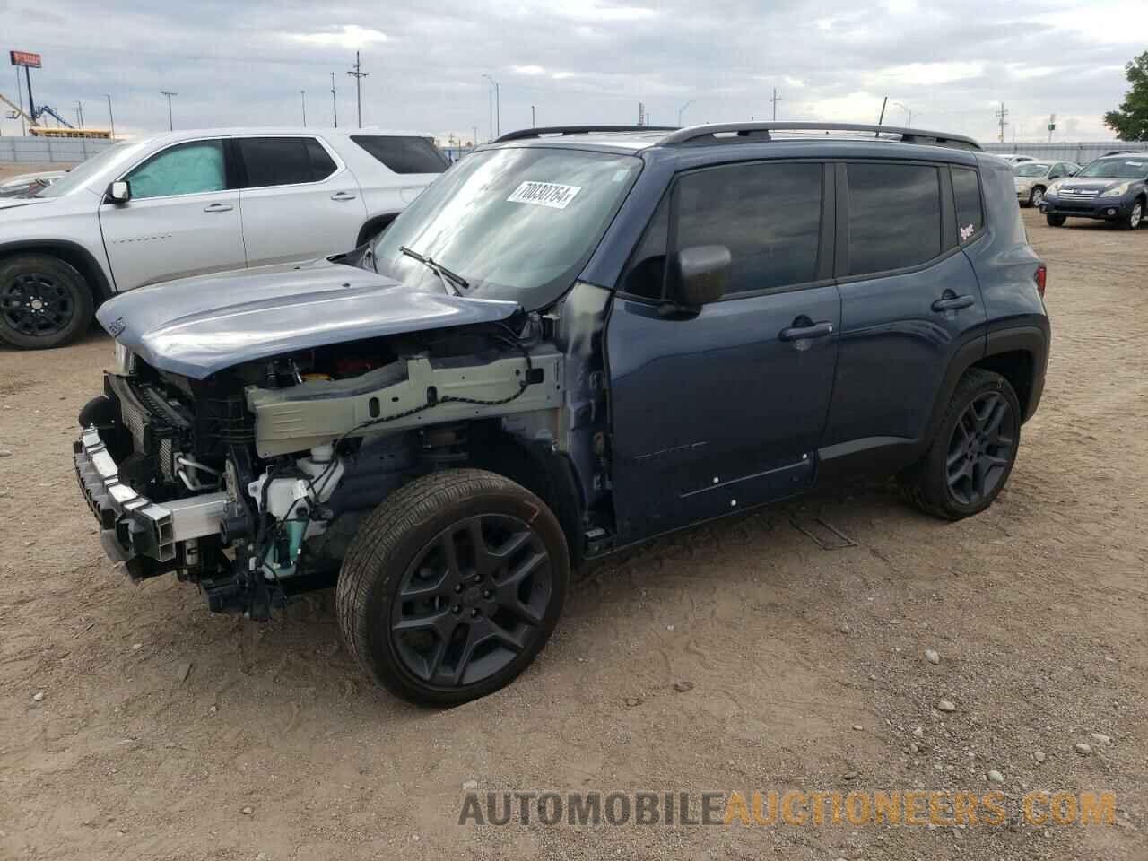 ZACNJDBB8MPM40943 JEEP RENEGADE 2021