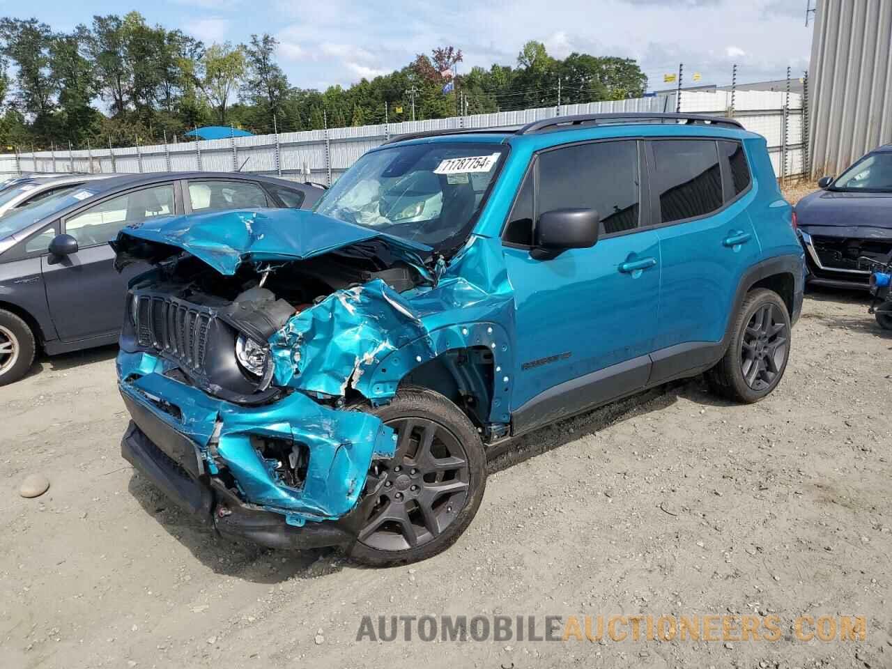 ZACNJDBB8MPN22610 JEEP RENEGADE 2021