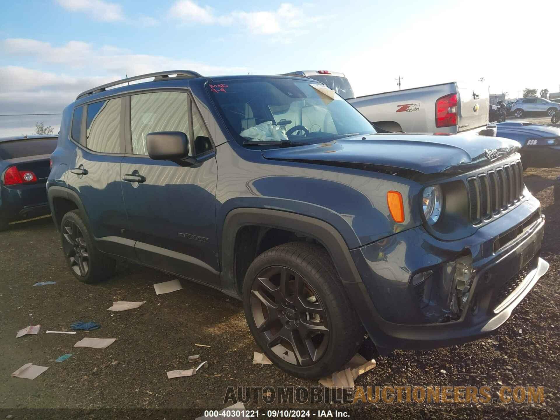 ZACNJDBB8MPN25538 JEEP RENEGADE 2021