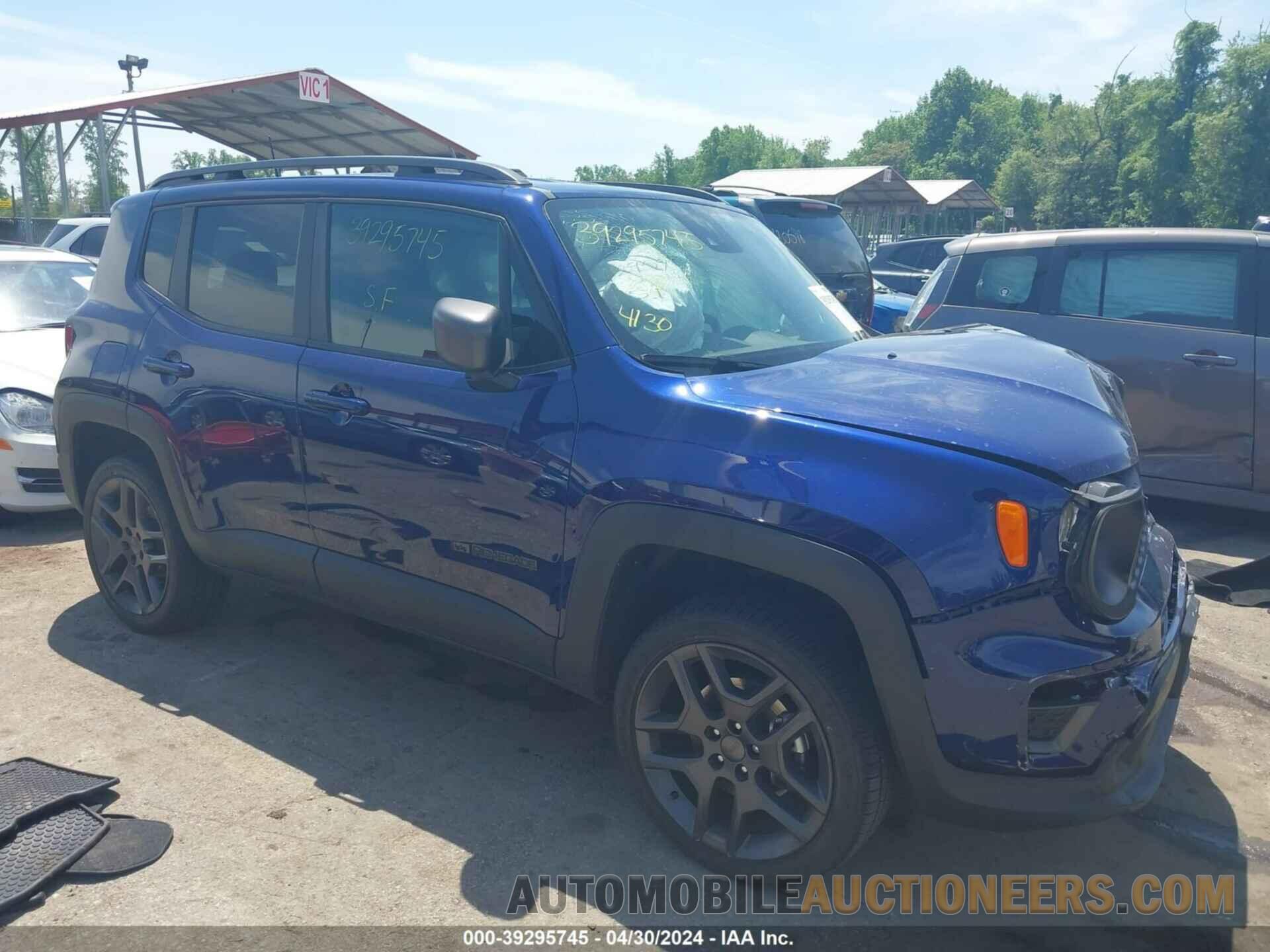 ZACNJDBB9MPM48422 JEEP RENEGADE 2021