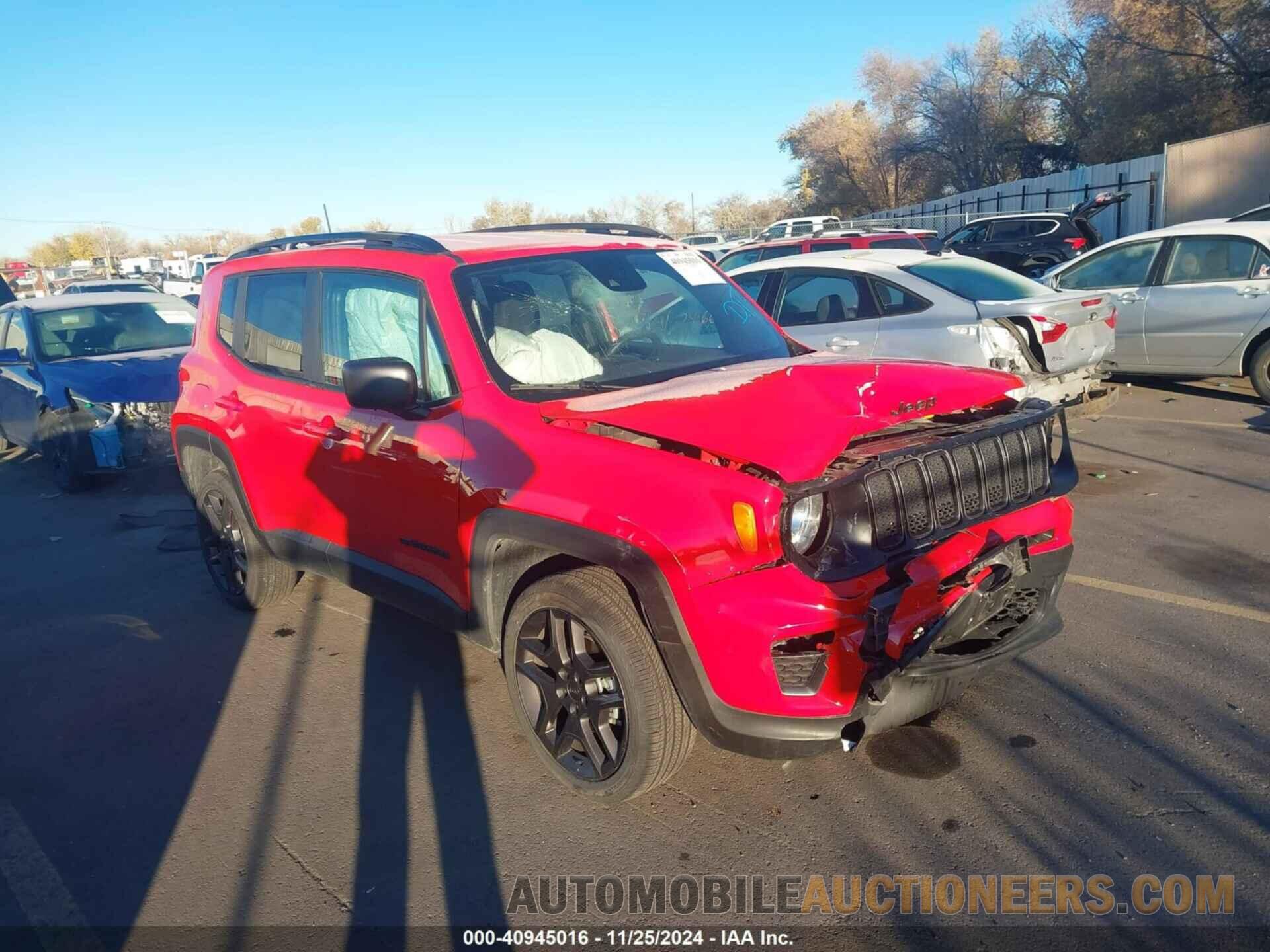 ZACNJDBBXMPN25430 JEEP RENEGADE 2021