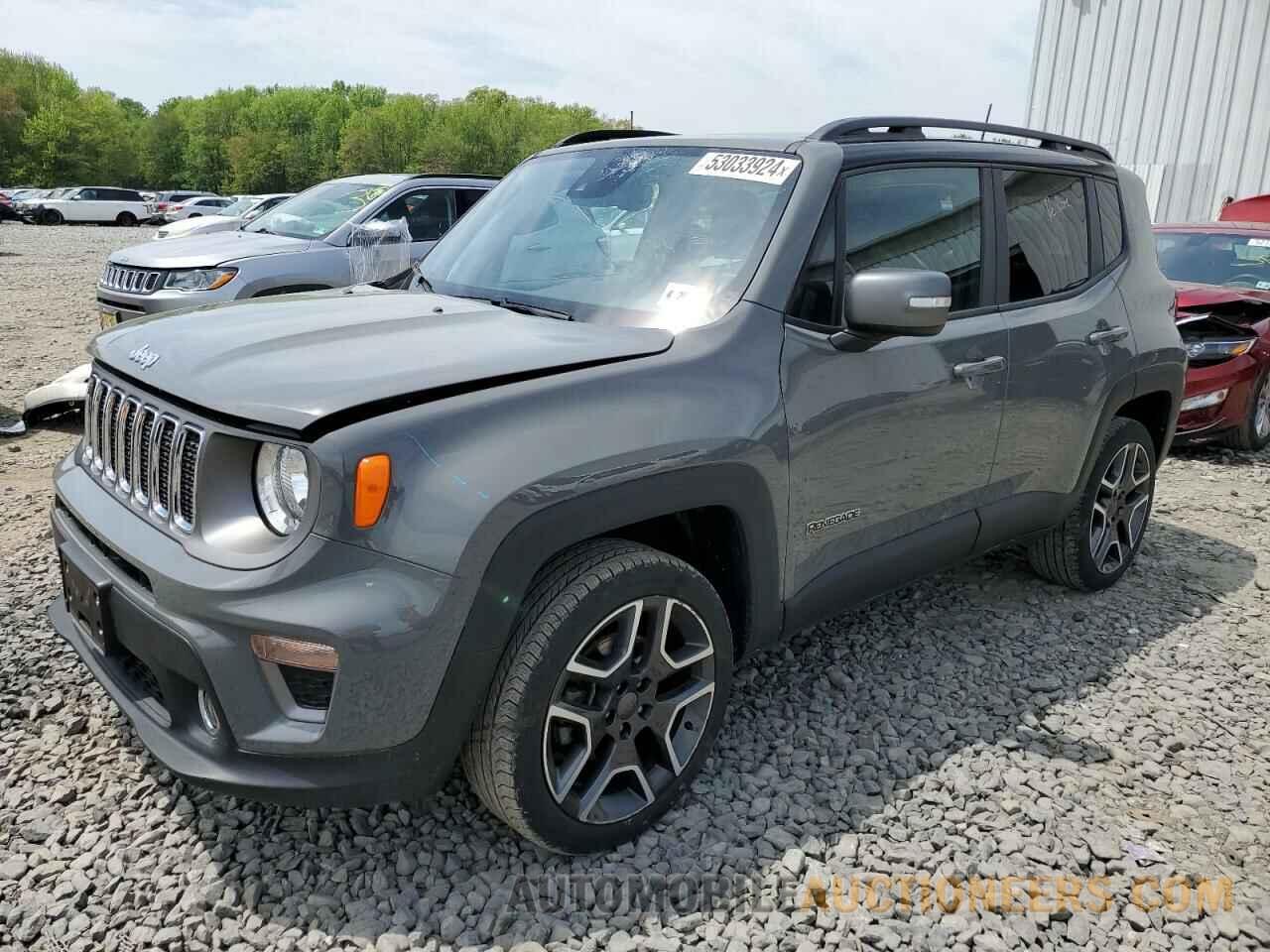 ZACNJDD12MPM52008 JEEP RENEGADE 2021