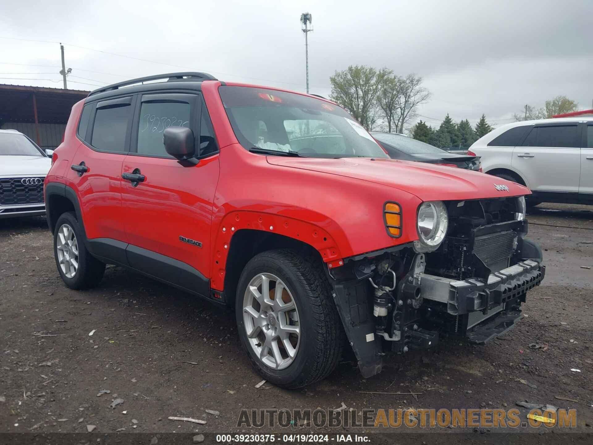 ZACNJDD1XMPM39331 JEEP RENEGADE 2021