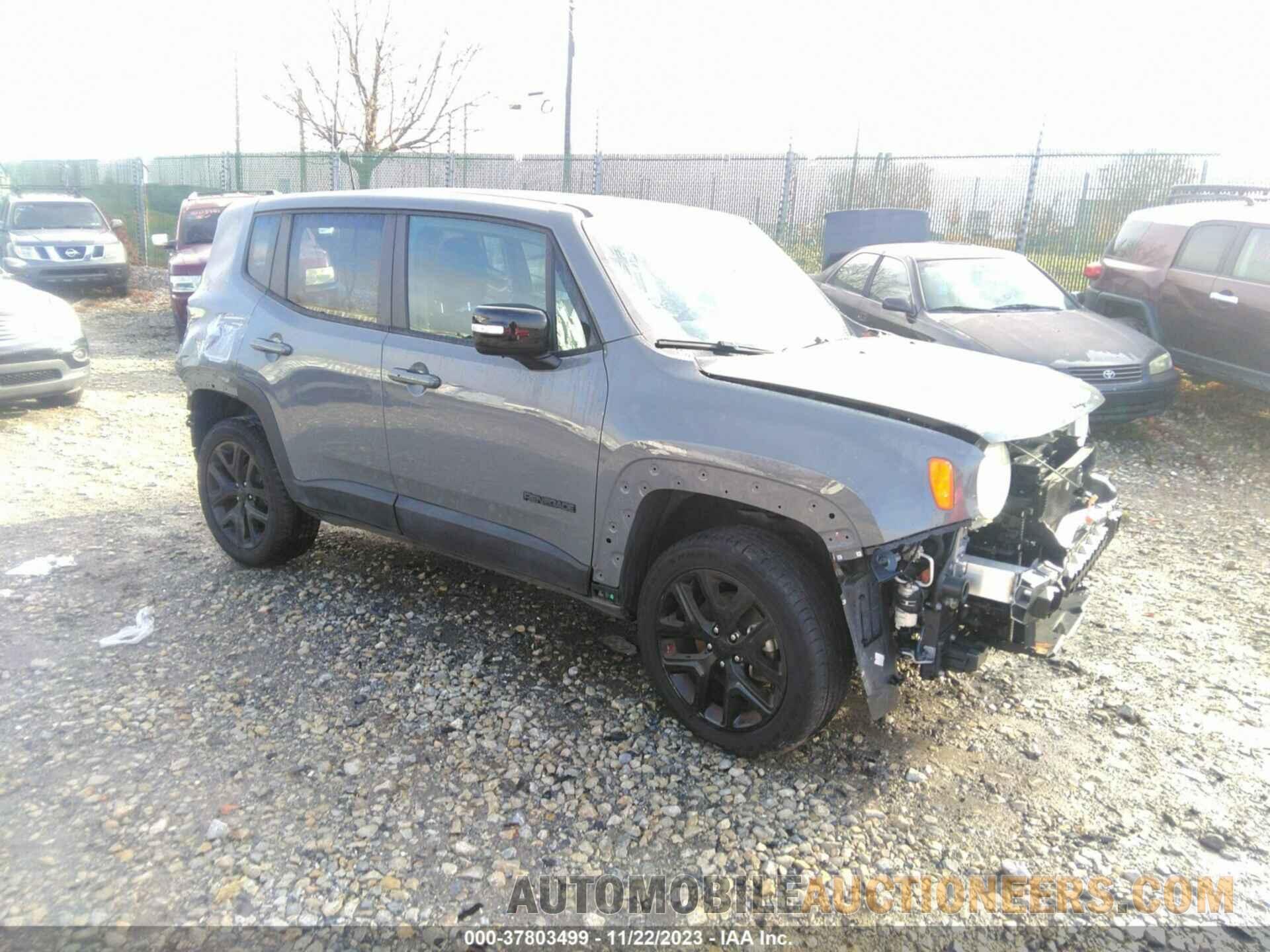 ZACNJDE13NPN50707 JEEP RENEGADE 2022