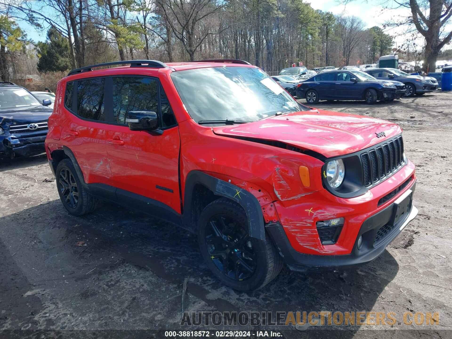 ZACNJDE14NPN61943 JEEP RENEGADE 2022