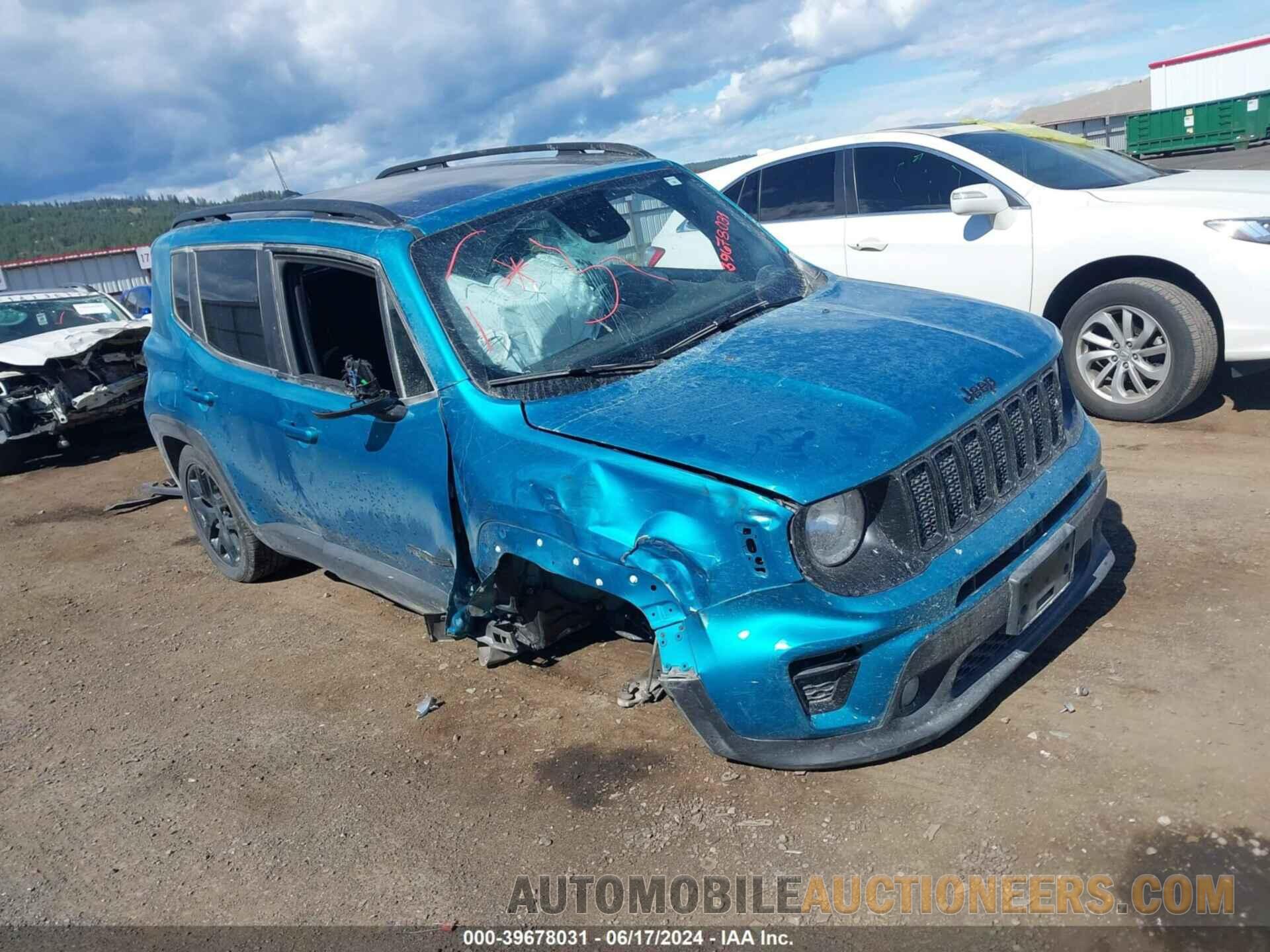 ZACNJDE15NPN53348 JEEP RENEGADE 2022