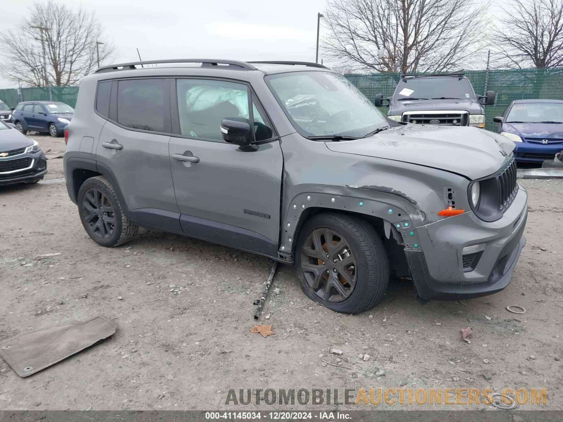 ZACNJDE17NPN82169 JEEP RENEGADE 2022