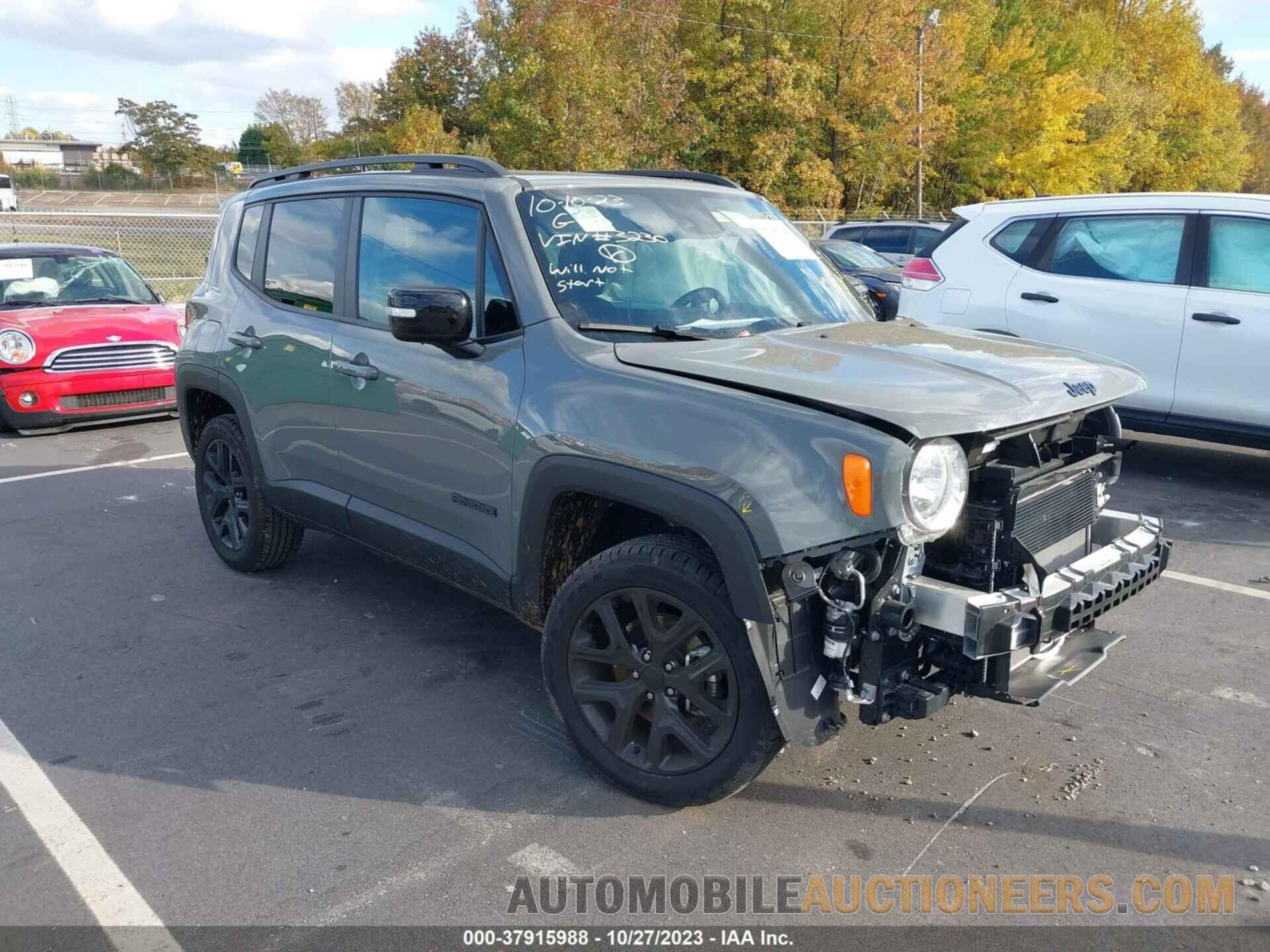 ZACNJDE1XNPN63230 JEEP RENEGADE 2022