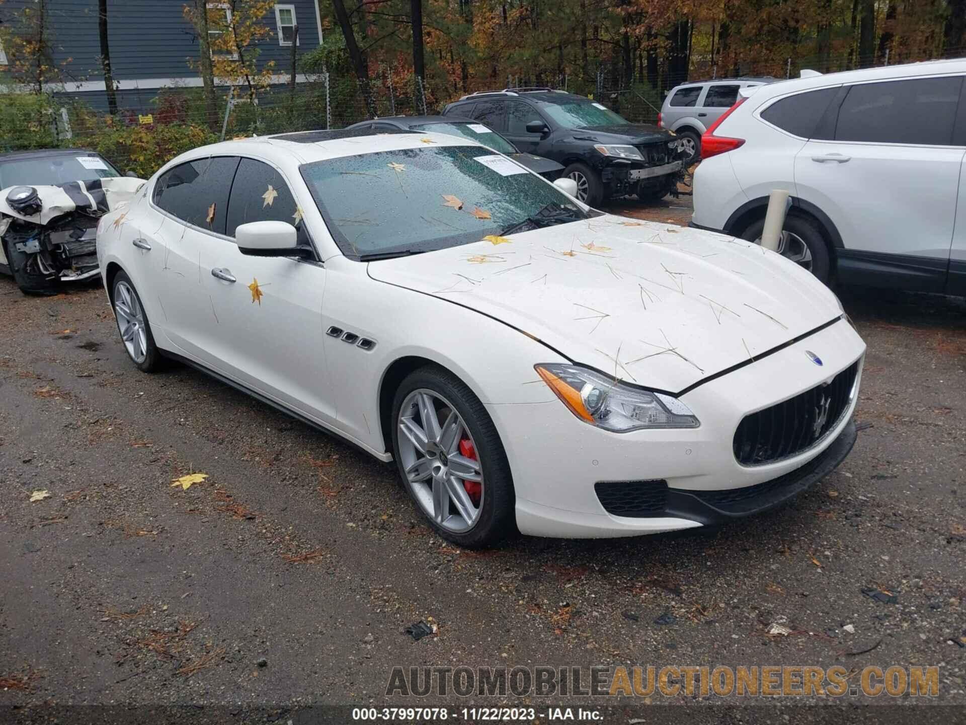 ZAM56RRA5G1187644 MASERATI QUATTROPORTE 2016