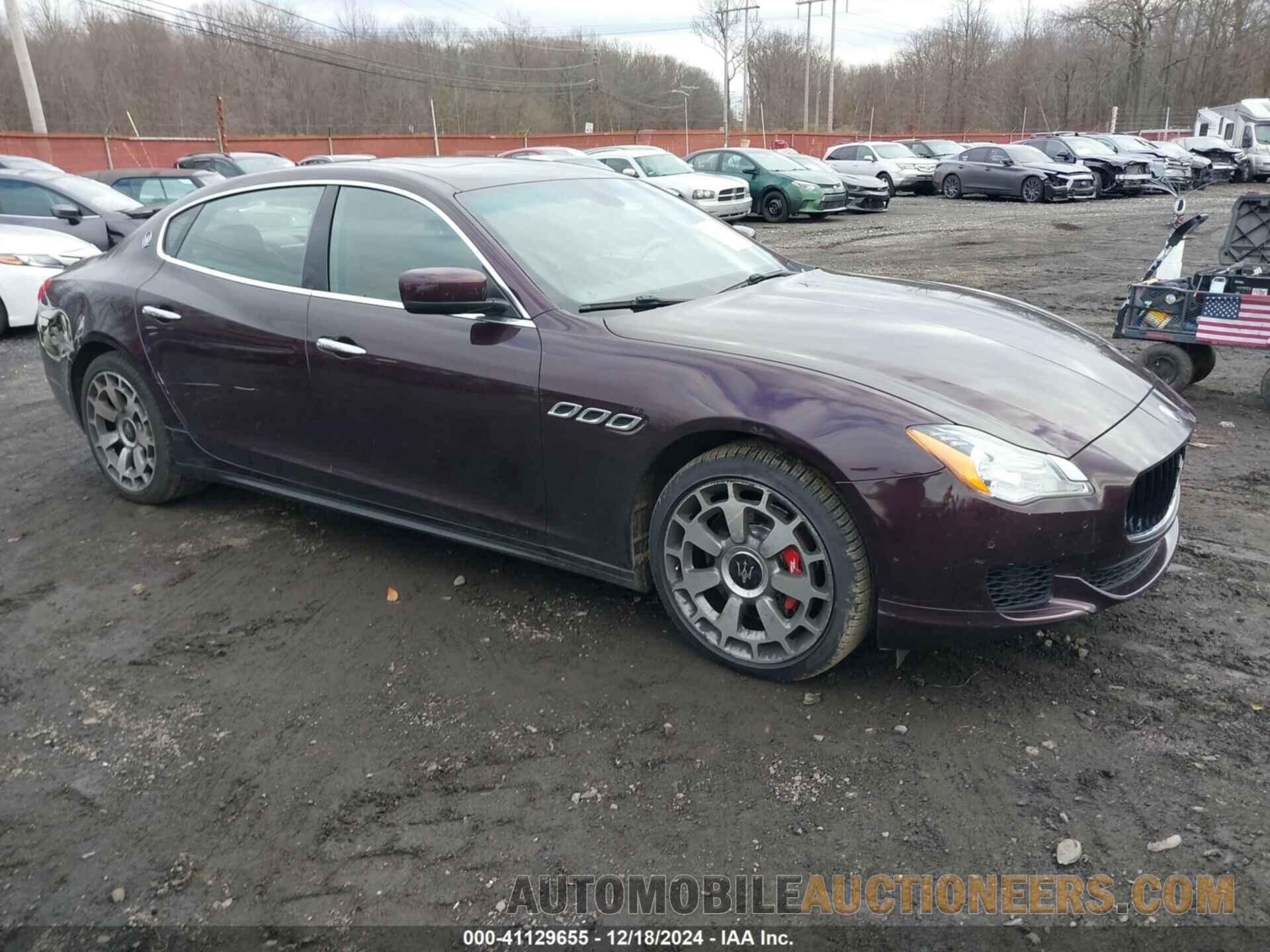 ZAM56RRA9G1186061 MASERATI QUATTROPORTE 2016