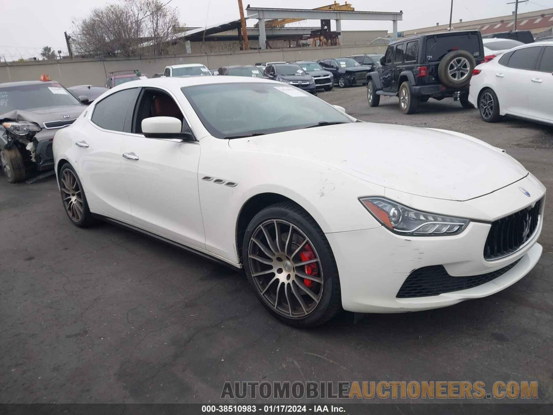 ZAM57RSA6G1177342 MASERATI GHIBLI 2016