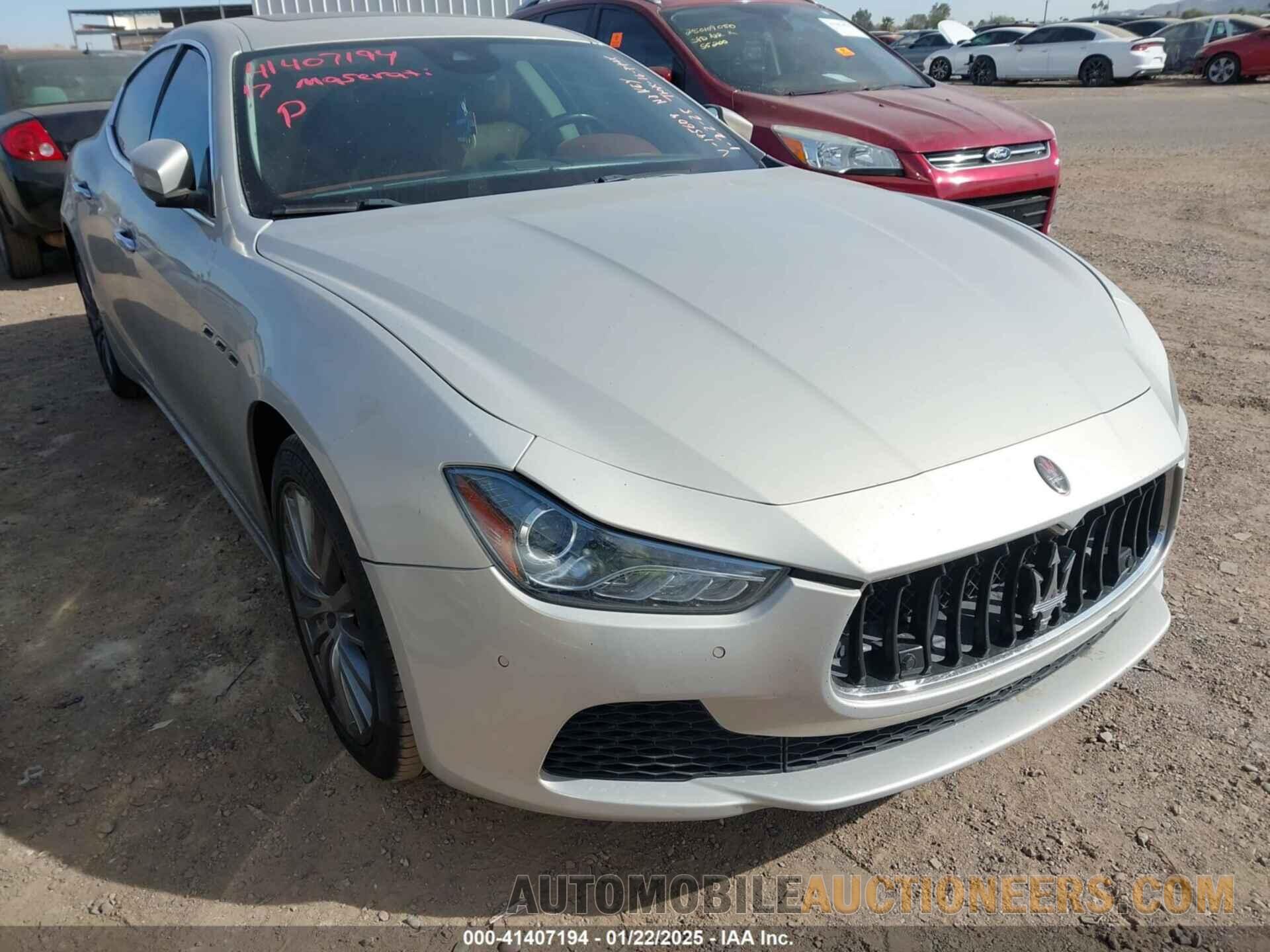 ZAM57RSA9H1195609 MASERATI GHIBLI 2017