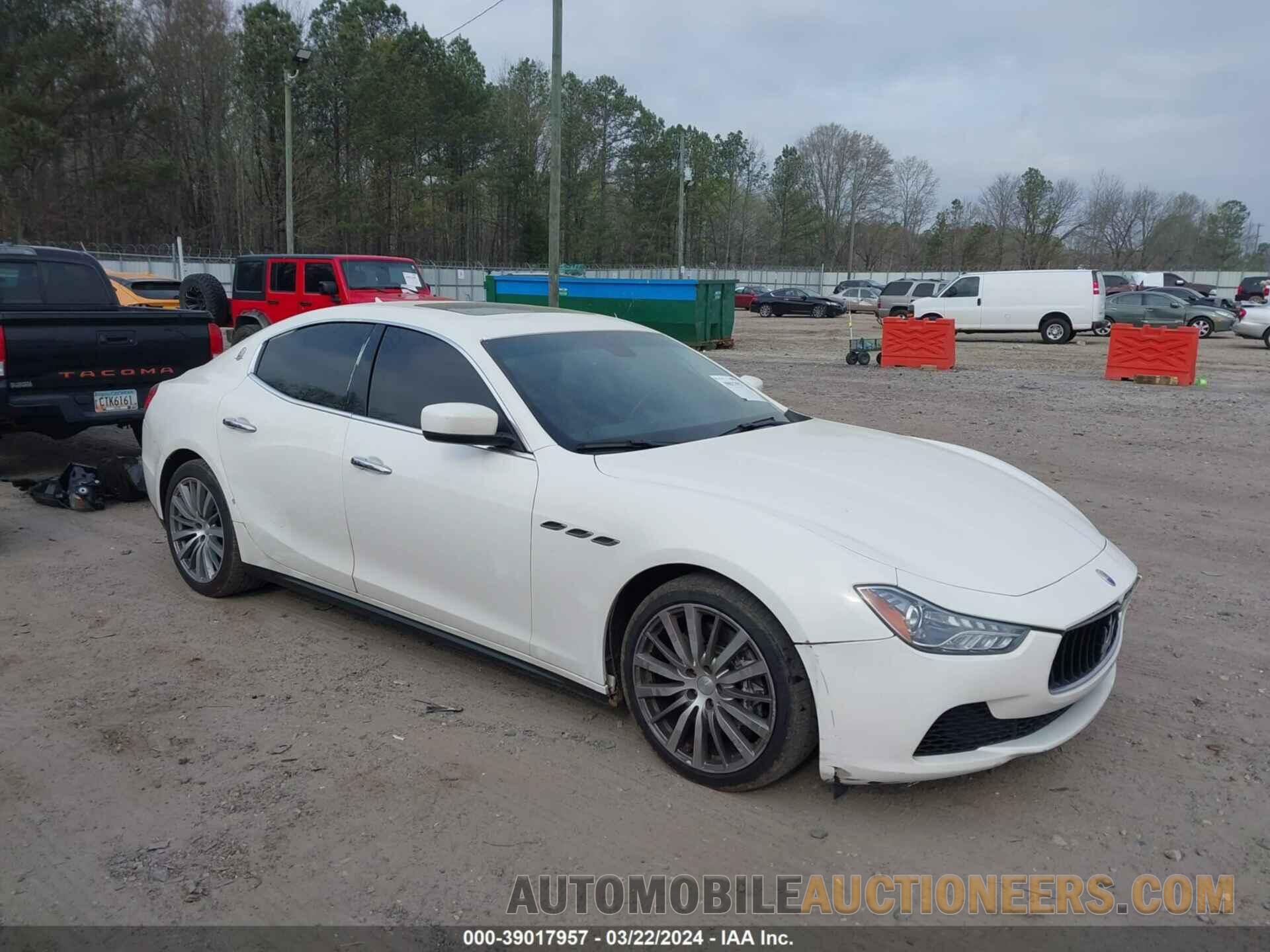 ZAM57XSA1F1148527 MASERATI GHIBLI 2015