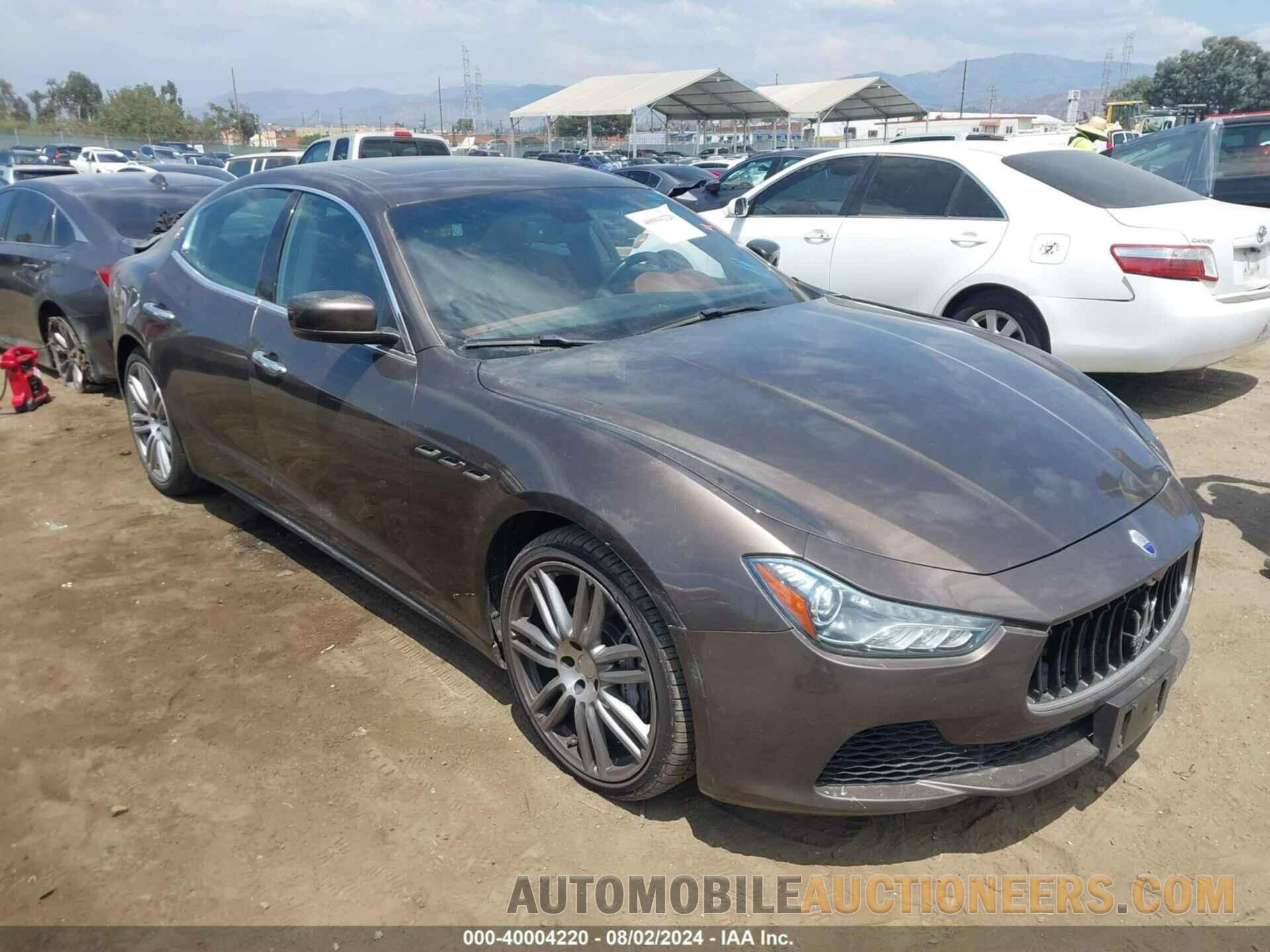 ZAM57XSA1G1183117 MASERATI GHIBLI 2016