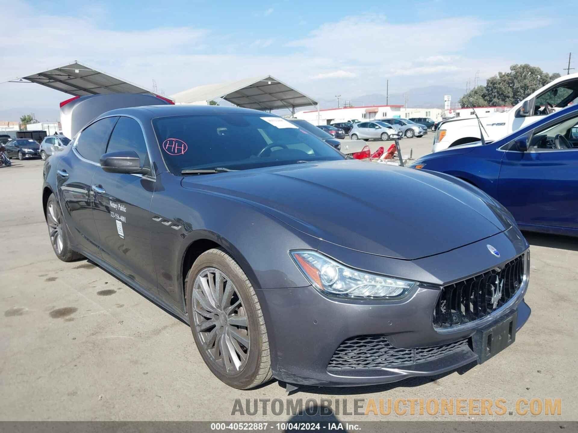 ZAM57XSA5H1213754 MASERATI GHIBLI 2017