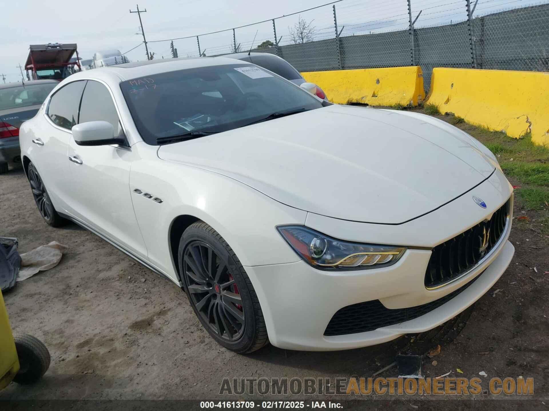 ZAM57XSA6G1179449 MASERATI GHIBLI 2016