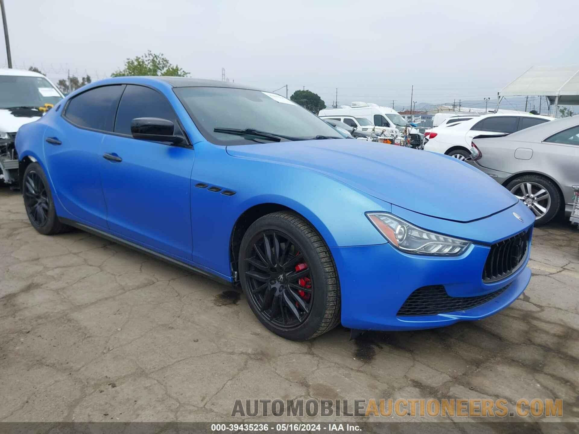 ZAM57XSA8F1131045 MASERATI GHIBLI 2015