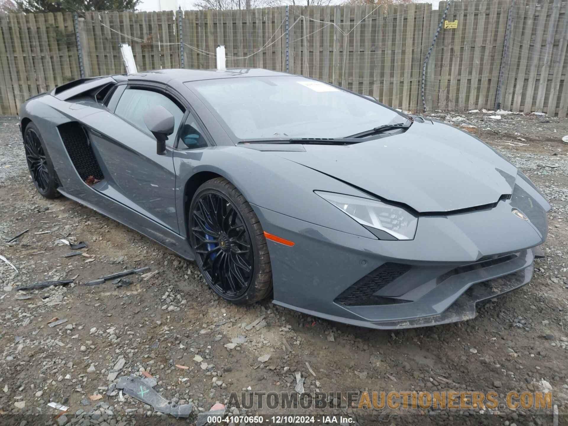 ZHWUV4ZD9JLA07622 LAMBORGHINI AVENTADOR S 2018